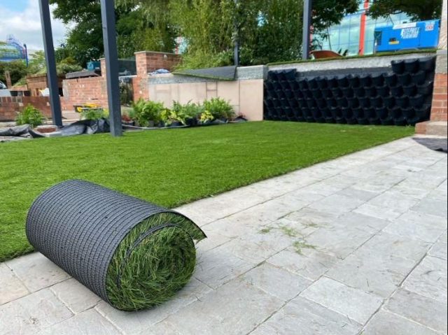 artificial grass trade and supply roll